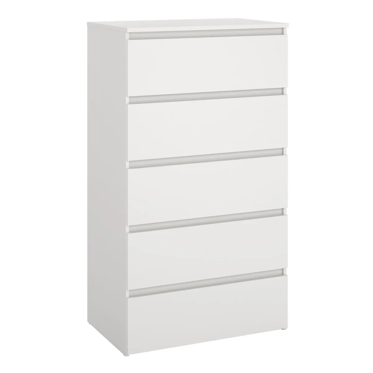 Nimara Maise kommode H:114 x B:65 x D:41 cm med 5 skuffer i hvid* Kommoder|Kommoder