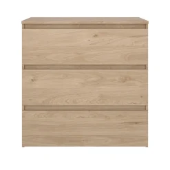 Nimara Maise kommode H:70 x B:70 x D:41 cm med 3 skuffer i egelook* Kommoder|Kommoder
