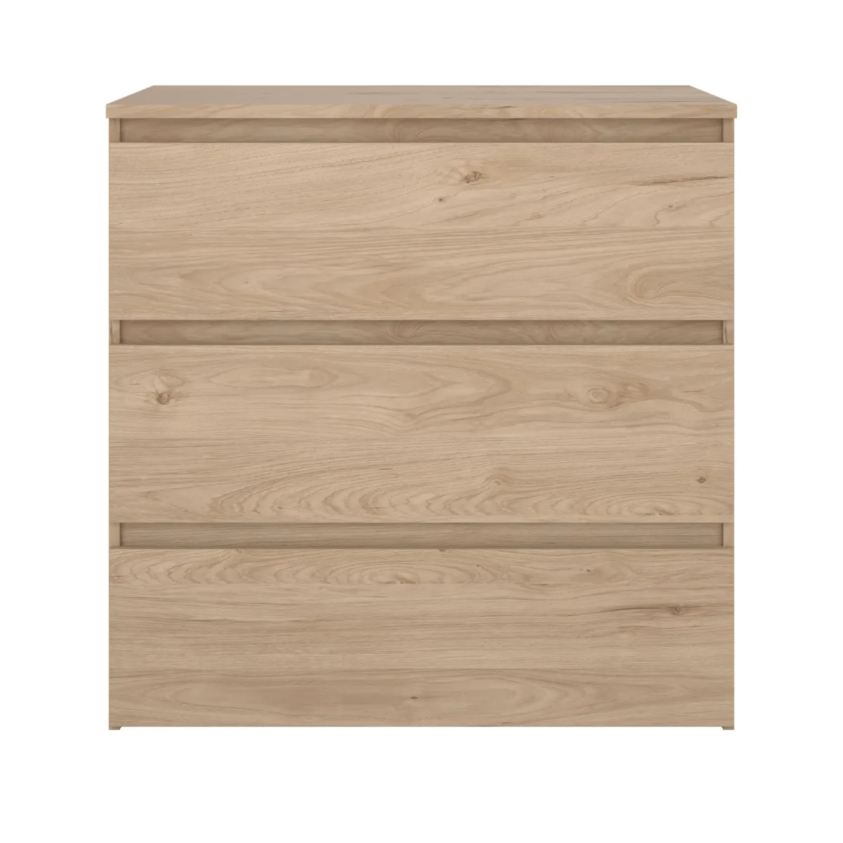 Nimara Maise kommode H:70 x B:70 x D:41 cm med 3 skuffer i egelook* Kommoder|Kommoder