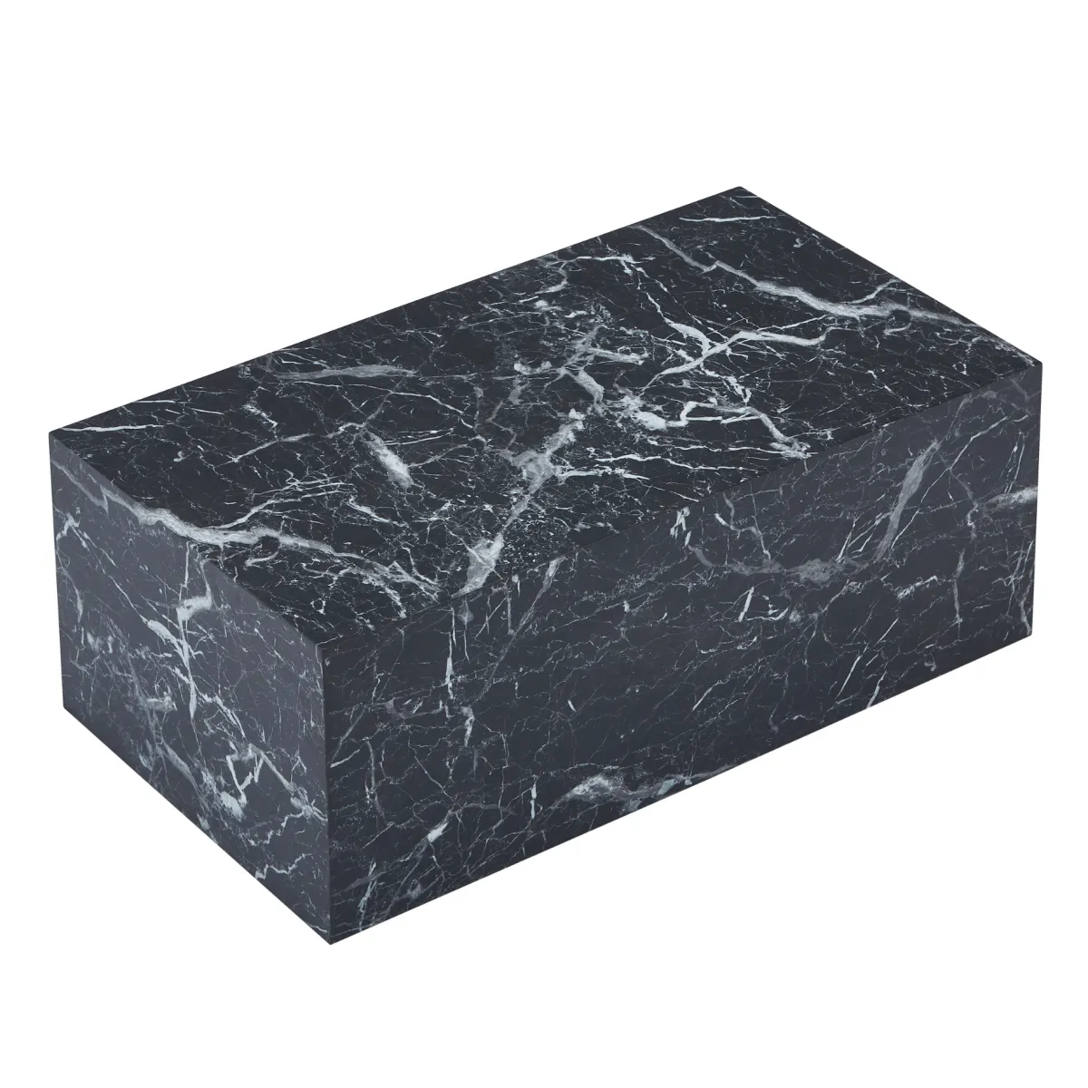 Nimara Maxine sofabord sort marmor look 90x50 cm* Sofaborde