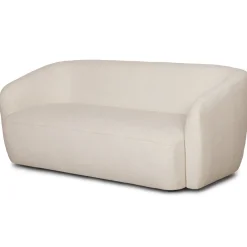 Nimara Melisa - 3 personers sofa i hvid boucle L: 220 x D: 84 x H: 66 cm* Sofaer|Sofaer