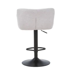 Nimara Melody Barstol - beige tekstil med justerbar højde og drejefunktion* Barstole