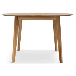 Nimara Miles - Rundt spisebord Ø120 cm i olieret egefiner med sildebensmønster* Spiseborde