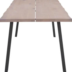 Nimara Molly plankebord - 200x95 cm - i hvidolieret eg med A-ben - (Forberedt til tillægsplader)* Spiseborde