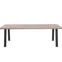 Nimara Molly plankebord - 200x95 cm - i hvidolieret eg med A-ben - (Forberedt til tillægsplader)* Spiseborde