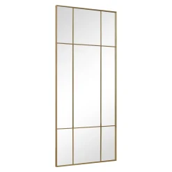 Nimara New Yorker spejl med guld/messing farvet ramme 180 x 80 cm* Spejle