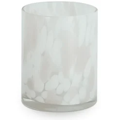 Nimara Nina glas fyrfadsstage lyserød 10 cm* Lysestager