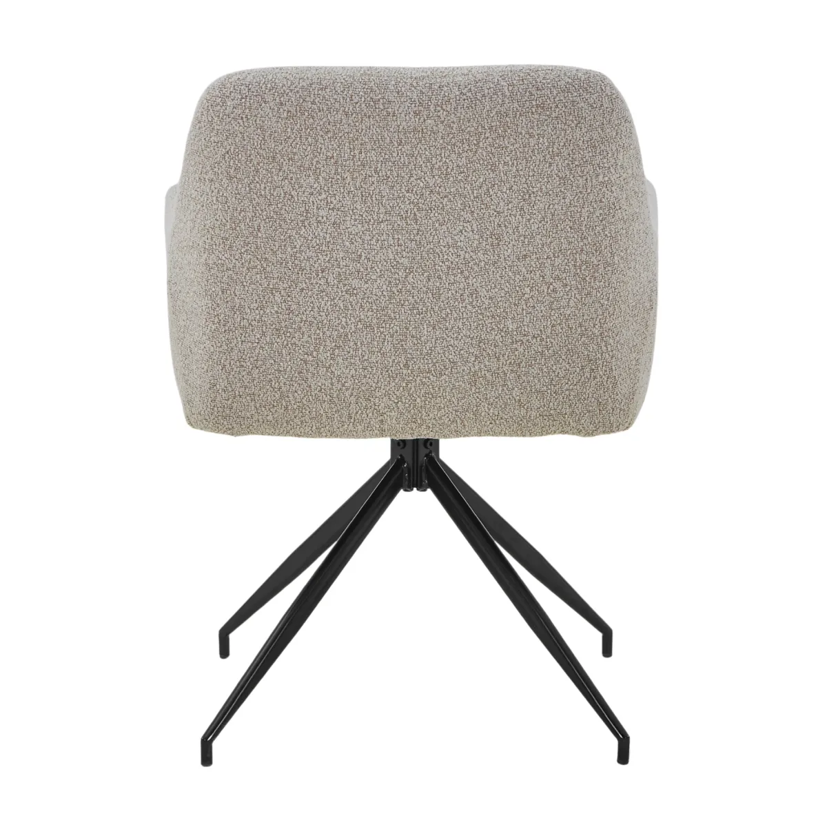 Nimara Ofelia Spisebordsstol - Beige Boucle Med Drejefunktion 360 Grader* Spisebordsstole
