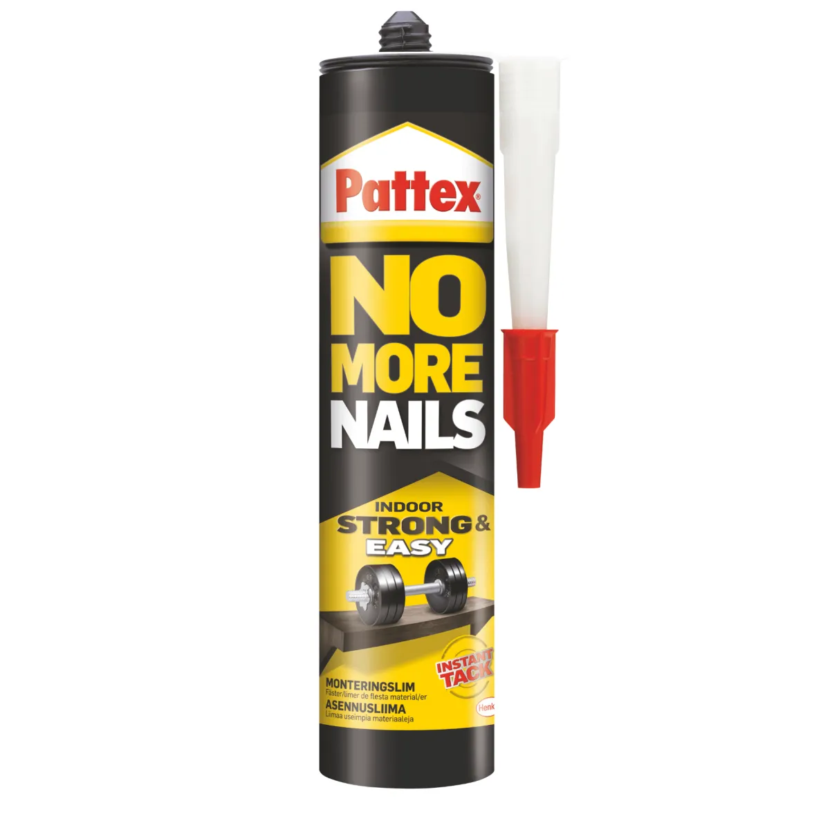 Nimara Pattex No More Nails monteringslim til akustikpaneler 300 ml / 1 stk. pr. akustikpanel* Afslutningslister|Alle Akustikpaneler