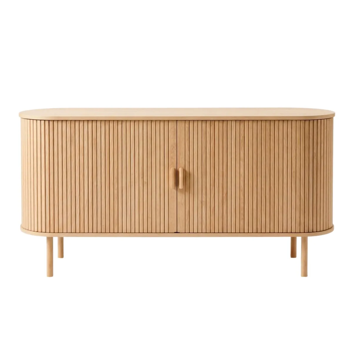 Nimara Penelope skab med jalousilåger i eg - 160x40x78 cm* Kommoder & Skænke|Tv Borde