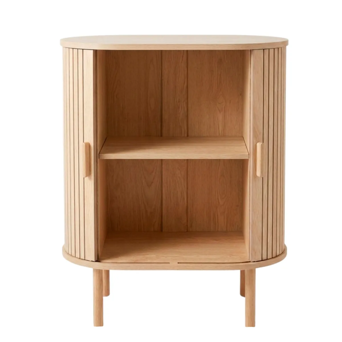 Nimara Penelope skab med jalousilåger i eg - 70x40x85 cm* Kommoder & Skænke|Tv Borde