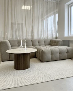 Nimara Poppy chaiselong bubble sofa sand - venstrevendt* Sofaer