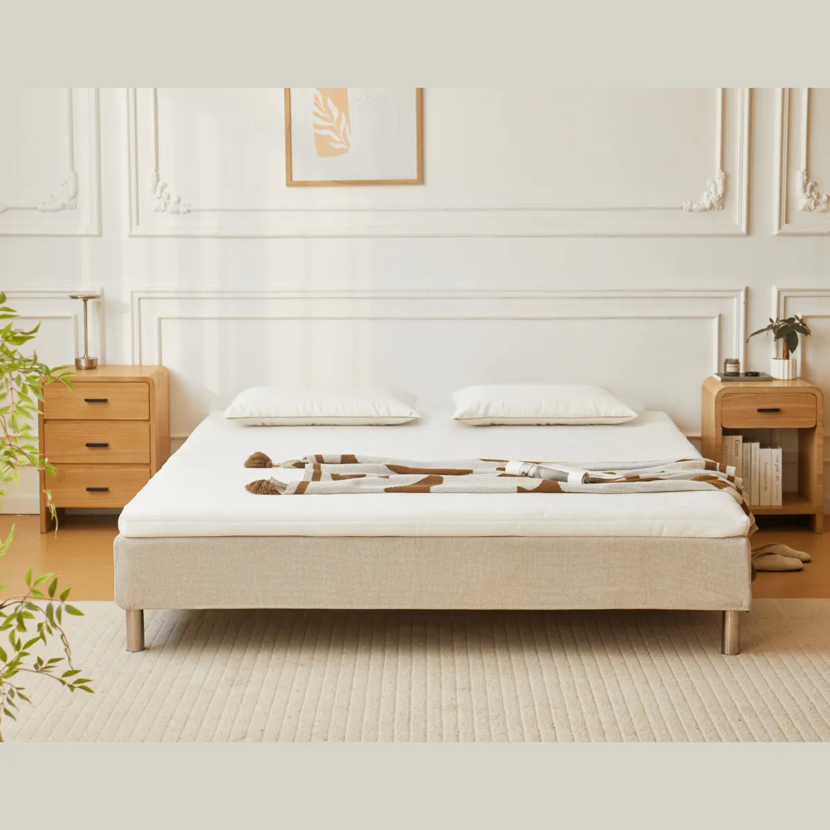 Nimara Premium Aksel hvid topmadras i memoryskum 180x200x7 cm* Alle Madrasser|Topmadrasser
