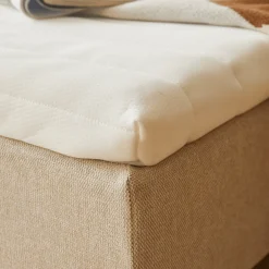 Nimara Premium boxmadras seng i beige 180x200 cm med 7 cm topmadras i memoryskum ekskl. ben* Boxmadrasser|Alle Senge
