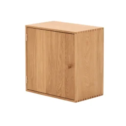 Nimara Rumi Vægreol med låge og hylde 33x20x33 cm eg inkl. vægophæng* Reoler|Opbevaring Til Spisestuen