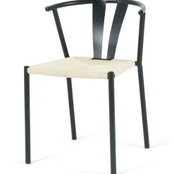 Nimara Shila spisebordsstol sort med flet* Spisebordsstole