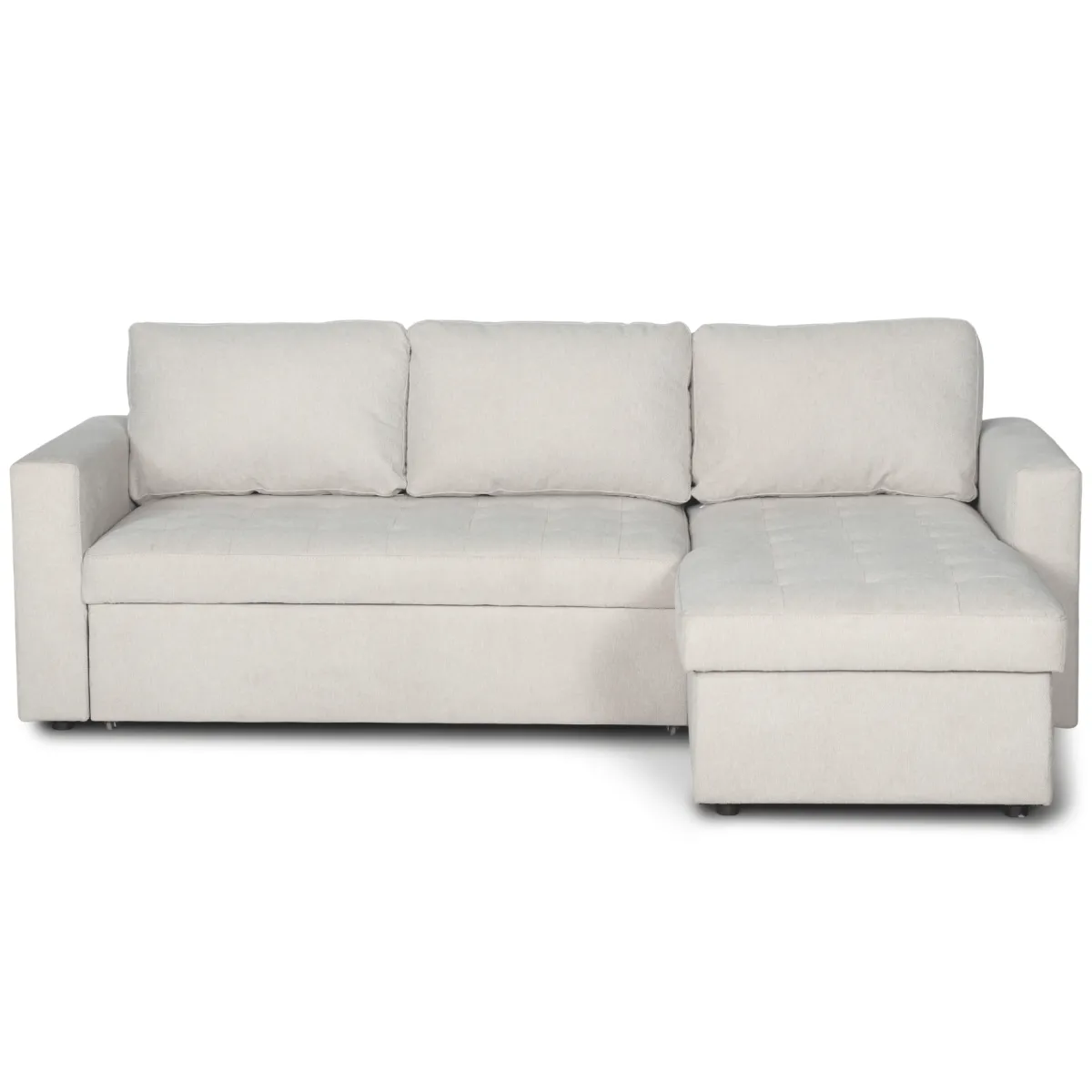Nimara Sinus beige sovesofa med vendbar chaiselong og opbevaring* Sofaer|Sovesofaer