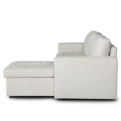 Nimara Sinus beige sovesofa med vendbar chaiselong og opbevaring* Sofaer|Sovesofaer