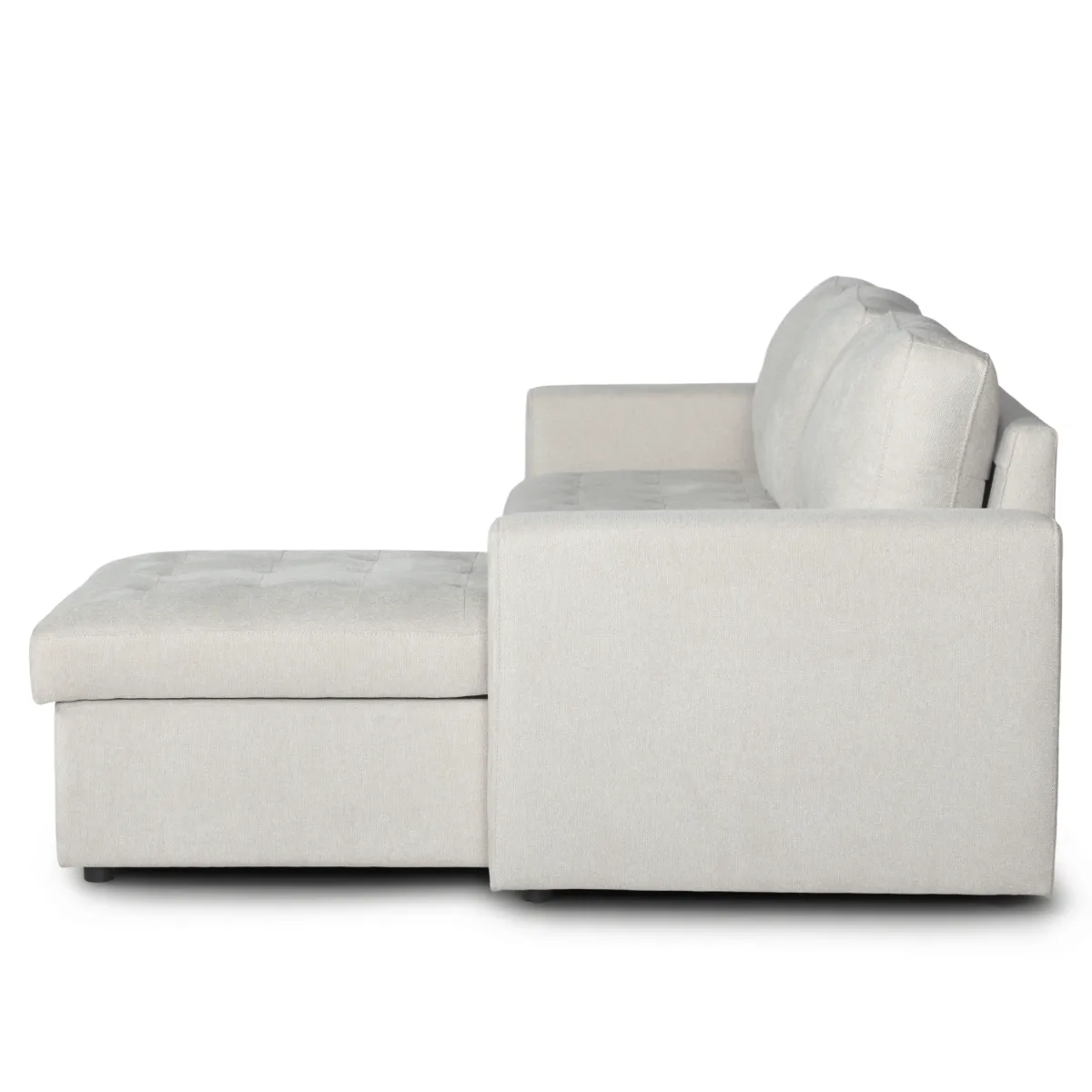 Nimara Sinus beige sovesofa med vendbar chaiselong og opbevaring* Sofaer|Sovesofaer