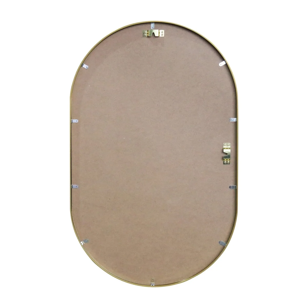 Nimara Sofie Ovalt Spejl Med Messing/Guld Ramme 50 x 80 cm* Spejle