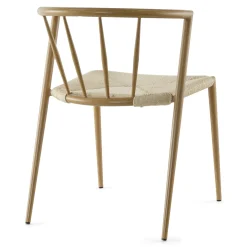 Nimara Spisebordssæt - Lewis lamel spisebord Ø120 cm med udtræk i egefiner + 6 x Bella spisebordsstole i egelook* Spisebordssæt