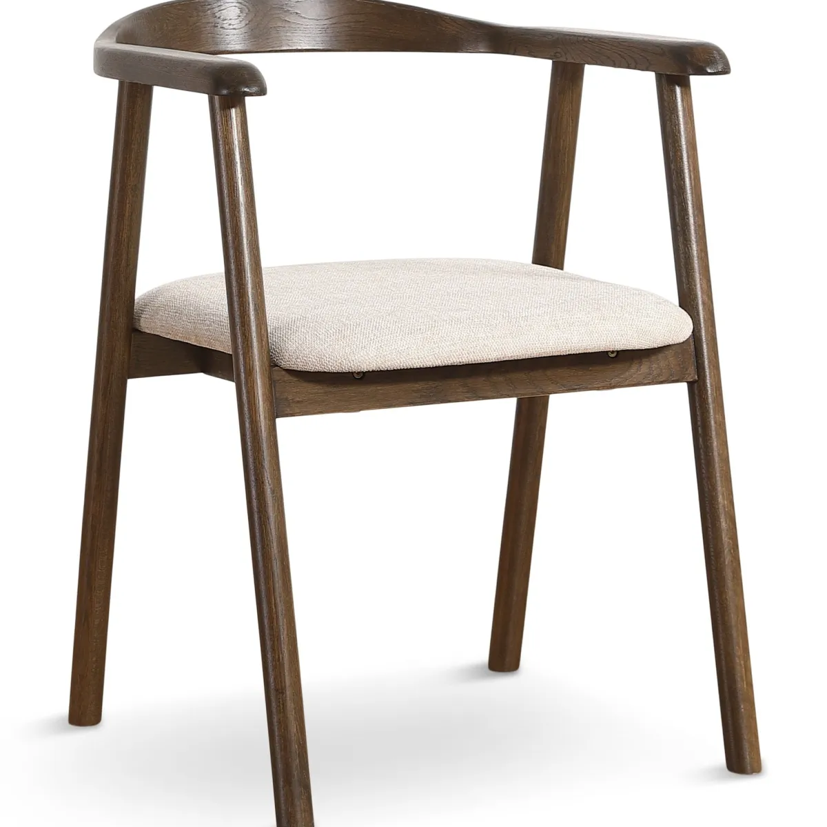 Nimara Spisebordssæt - Susan plankebord i røget eg 200 cm + 4 x Jocelyn spisebordsstol i røget eg* Spisebordssæt