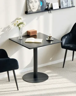 Nimara Stacey cafebord - 70 x 70 cm - Sort/Sort* Spiseborde