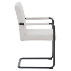 Nimara Tessa spisebordsstol i beige tekstil* Spisebordsstole
